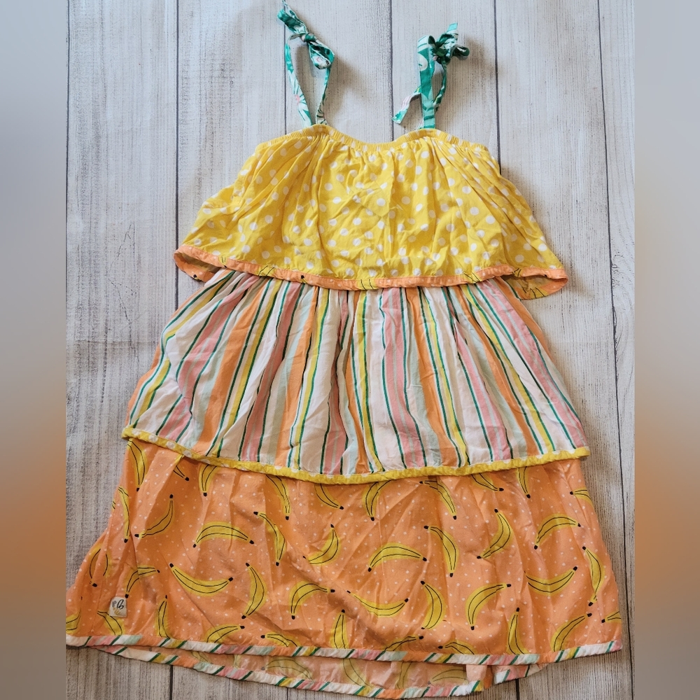 Wildflowers Banana Tier Dress